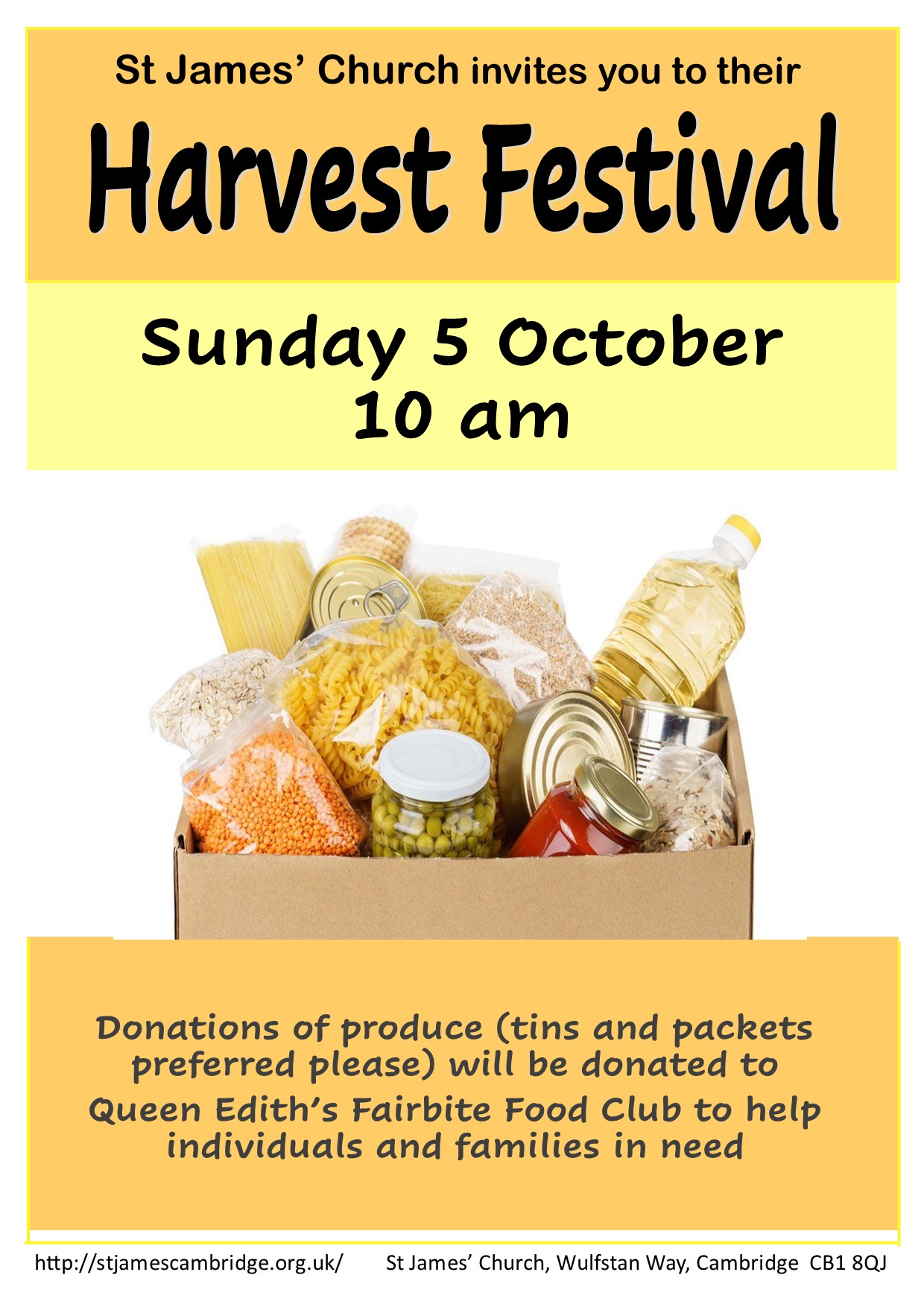 Harvest Festival Poster 2025